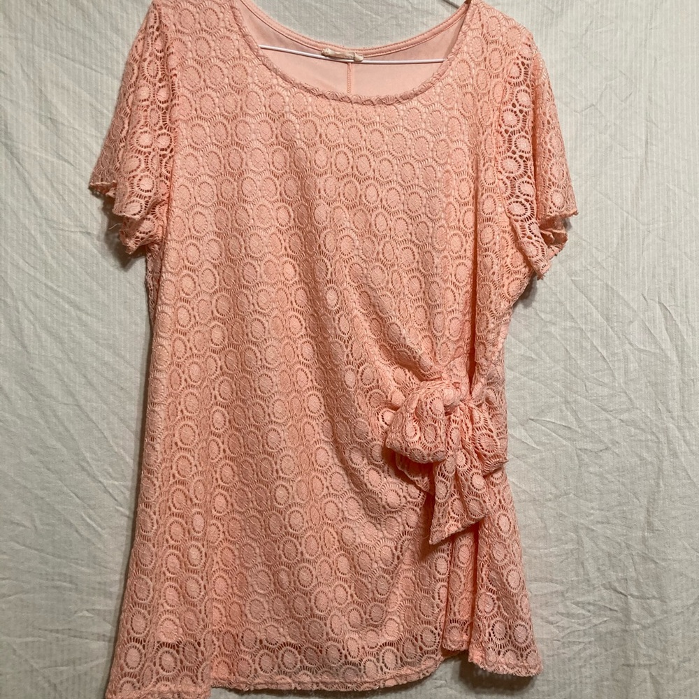 Pink Brittany Black shirt